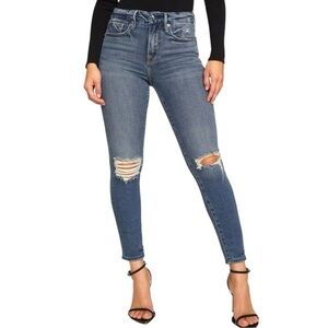 Good American Good Legs Crop Jeans Plus size 24 in Blue261